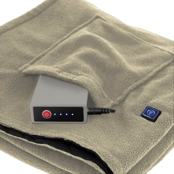 Eddie Bauer OntheGo, Rechargeable Battery Powered Throw, Reversible