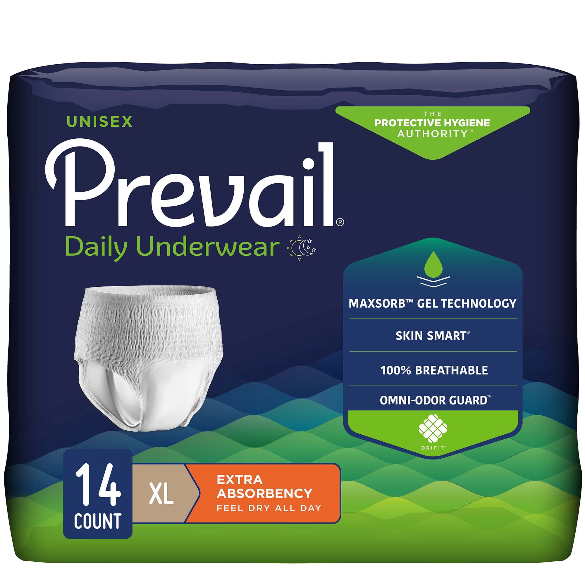 Prevail 2X-Large Pull-On Adult Briefs - Disposable Diaper Right  display picture 1