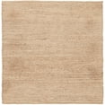 thumbnail image 4 of 4' Beige Jute Hand Woven Square Rug, 4 of 5