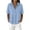 *Light Blue, variant on Women's Short Sleeve Button Down Shirt, Ladies' Loose Fit Collared Blouse, Casual Solid Color Tunic Top For Women,Army Green,S-2XL