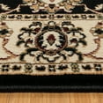thumbnail image 3 of Gertmenian Majestic Moena Traditional Floral Black Indoor Area Rug, 5x8, 3 of 6