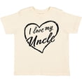 thumbnail image 3 of Inktastic I Love My Uncle in Black Chalk Heart Boys or Girls Toddler T-Shirt, 3 of 5