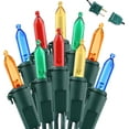thumbnail image 1 of 100 luces LED de Navidad, luces de Navidad de 33 pies, multicolor, luces de árbol de Navidad conectables de 120 V certificadas por Ul para interiores y exteriores, Navidad, fiestas, hogar, patio, jard Namotu CZDZ-ST15, 1 of 7