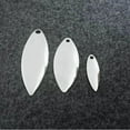 thumbnail image 2 of serony 20x Metal Spinner Blades Smooth Finish Fishing Lure Making DIY Kit D Silver, 2 of 9