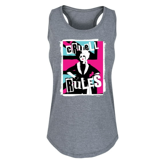 Disney's Cruella - Cruell Rules - Women's Racerback Tank Top