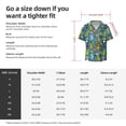 thumbnail image 5 of Rateoe pirates animals Pattern Men's Short Sleeve Classic Shirt, Casual Short-Sleeved Shirt, Lightweight Summer Shirt, Cuban Collar Shirt,Button-Front Shirt-4X-Large, 5 of 5