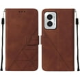 thumbnail image 2 of Case for Motorola Moto G Play 4G 2024 Wallet Case, Moto G Play 4G 2024 Phone Case with Card Holder Kickstand Magnetic Closure Durable Leather Shockproof Cover for Moto G Play 4G 2024 Brown YBS, 2 of 10
