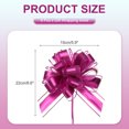 thumbnail image 2 of Uxcell Large Pull Bow Gift Wrapping, Ribbon Organza Metallic Green Bows for Gift Wrapping Wedding Baskets Car Rose Red, 2 of 7