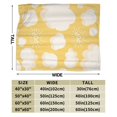 UltraSoft Micro Fleece Blanket,Popcorn Pattern Bright Pop On Yellow Cute Snack,Custom Home