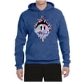 thumbnail image 2 of Wild Bobby Trippy Happy Face Unisex Hoodie Sweatshirt, 2 of 6