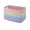 rainbow, variant on Rectangle Woven Baskets for Storage, Laundry Basket for Decorative Nursery Blanket,Toys,Dirty Clothes and Magazine in Shelves,Baby Room,and Living Room-Blue