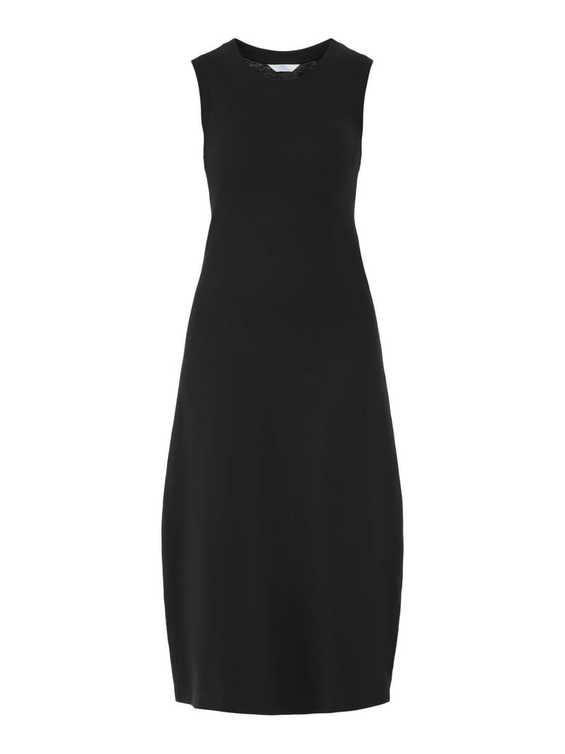 slub cotton midi tank dress Time and Tru Women's and Women's Plus Slub Cotton Tank Midi Dress, Sizes  XS-XXXL