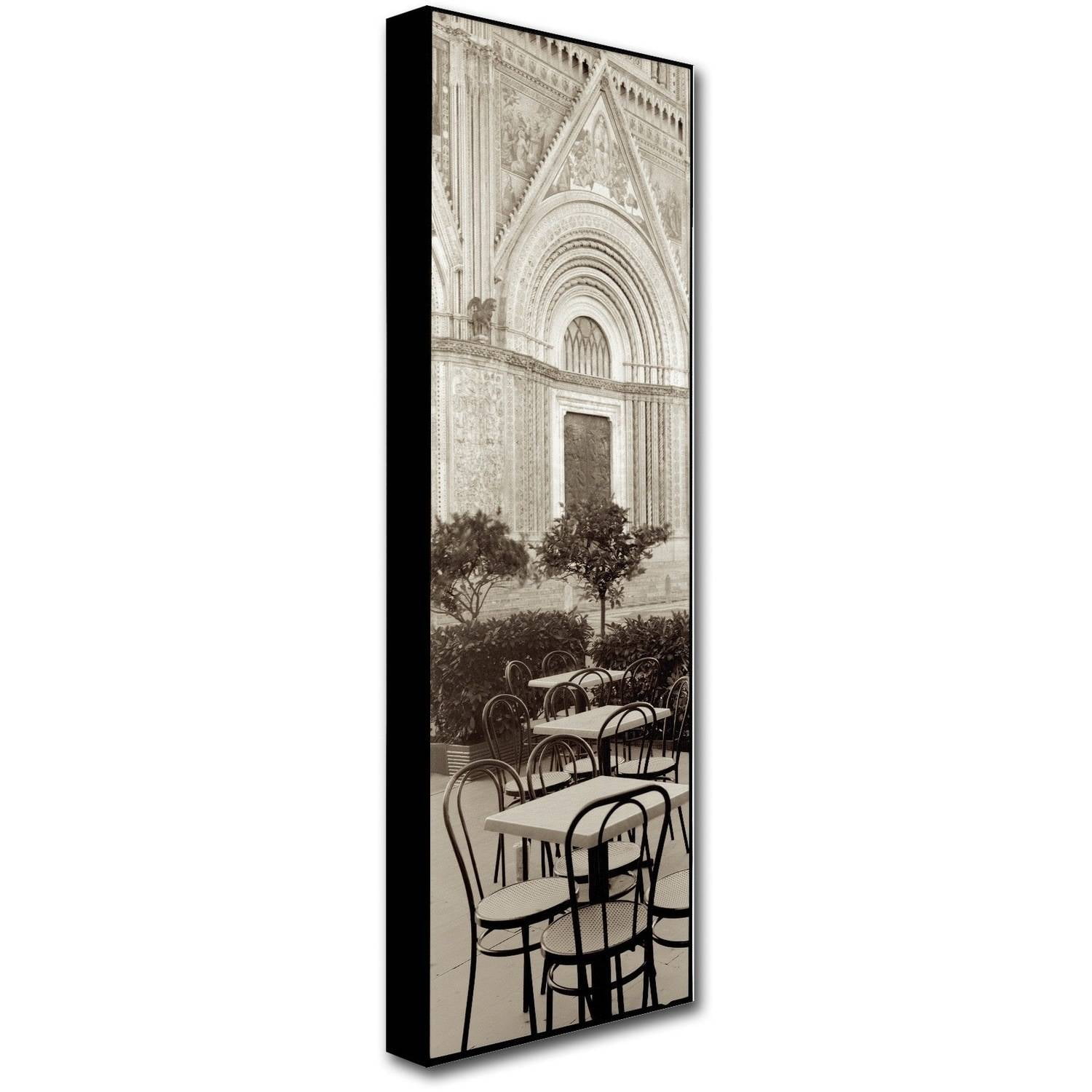 Trademark Fine Art "Orvieto Caffe I" Canvas Art by Alan Blaustein