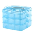 thumbnail image 1 of Caja Organizadora De Cuentas De Joyería Transparente De Plástico Caja Contenedora De Almacenamiento Herramienta Artesanal Ahorro De Espacio Vogacara HA024298-01, 1 of 5