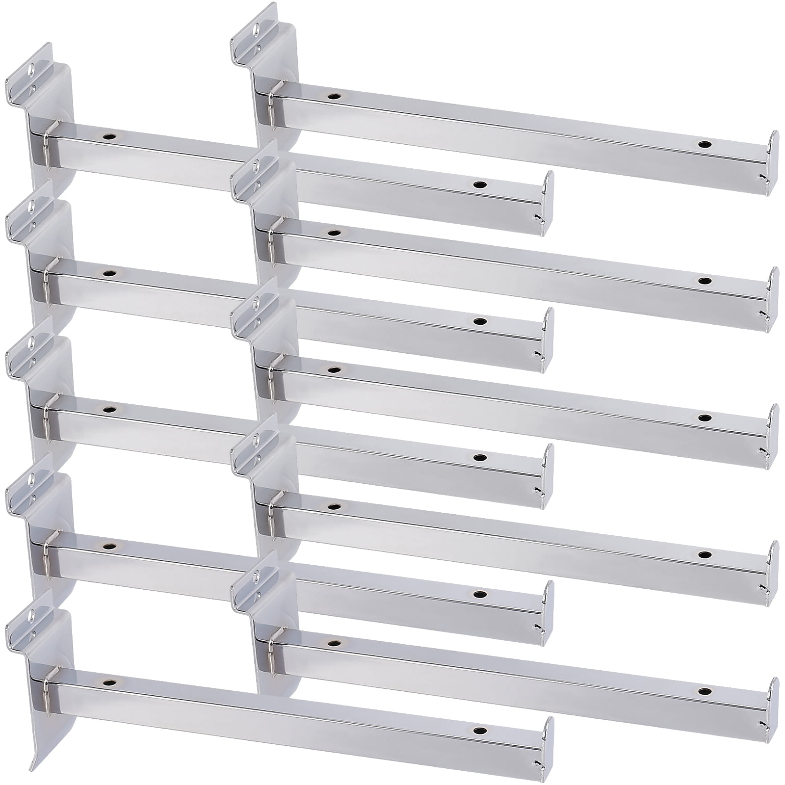Details about   Small Nickel Plated Shelf Bracket Glass Shelf Support 5-8mm thick Shelves Packs 