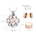 thumbnail image 4 of Constantlife Pet Cremation Urns for Dog Ashes Cremation Jewelry for Ashes Urn Necklace Lockets for Pet Ashes, 4 of 4