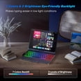thumbnail image 5 of 360 Rotating Backlit Keyboard Cover with Trackpad and Pencil Slot for iPad Air 13 M2/M3/M4, Pro 13 M4/M5, Pro 12.9 3/4/5/6 Gen,Rose Gold, 5 of 6