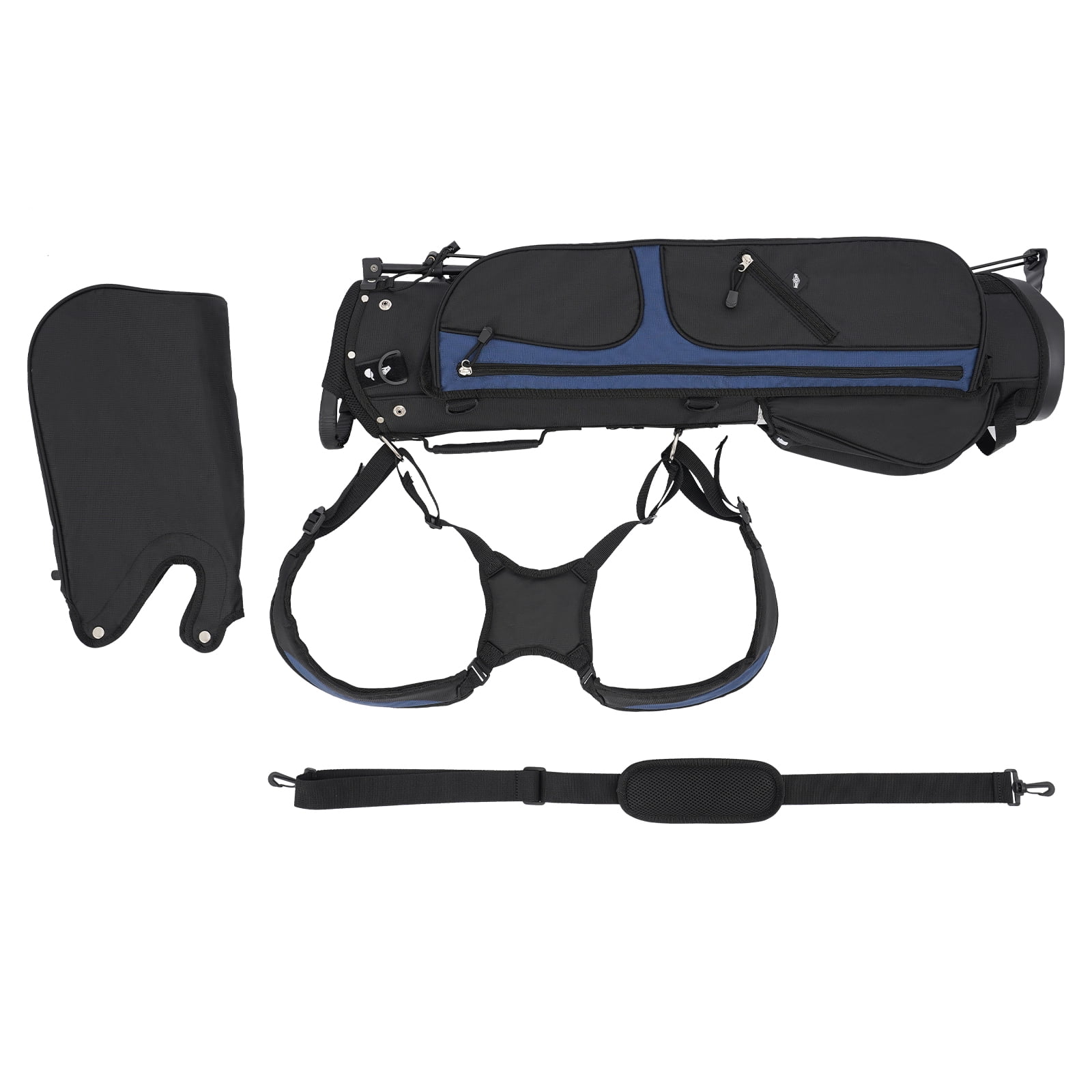 Miumaeov Golf Stand Bag with 3-Way Divider & 5 Pockets, Lightweight Golf Bag for Men & Women, Portable Golf Club Bag for Walking Courses