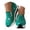 Green, variant on Women Platform Walking Sneakers Slip on Low Wedge Shoes Summer Breathable Arch Support Work Sneaker for Ladies Travel 8.5 Black