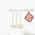 thumbnail image 3 of Caroline's Treasures Suffolk Sheep Pink Check Pair of Pot Holders, 3 of 3