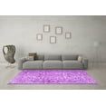 thumbnail image 3 of Ahgly Company Indoor Square Persian Purple Traditional Area Rugs, 8' Square, 3 of 4
