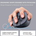 thumbnail image 2 of Mouse inalámbrico ergonómico ELECOM EX-G Bluetooth 2000DPI negro, 2 of 9
