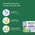 thumbnail image 3 of Honey Pot 100% Organic Cotton Cover Calming Herbal Infusion Long Liners, 30 Count, 3 of 10