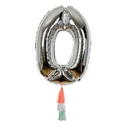 Meri Meri, Fancy Number Balloon 0, Birthday, Party Decorations
