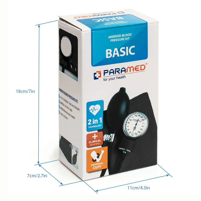 PARAMED Sphygmomanometer – Upper Arm Manual Blood Pressure Cuff 8.7 - –  Paramed Store