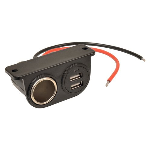 ReFaXi 5v/4.2a Dual Usb Charger Socket Adapter Outlet For 12v 24v Motorcycle Car 3color 