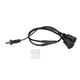 thumbnail image 1 of Extensión Del Cable De Alimentación Divisor En Y, Enchufe De EE. UU. 125 V 18 AWG Macho A Doble Hembra Divisor En Y Cable De Extensión De Alimentación Para Estación De Trabajo ANGGREK Como se muestra en la descripción, 1 of 8