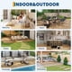 thumbnail image 5 of QinaQin Losetas para exterior tipo deck interconectables de compuesto madera plástica, piso impermeable de fácil ensamble para balcón, terraza, patio o jardín, 5 of 8