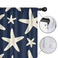 thumbnail image 4 of Blackout Kids Curtains,Summer Ocean Starfish Childrens Insulated Curtains Set Of 2,Bedroom Essentials,Toddler Room Decor 42x54in(106x137cm), 4 of 4