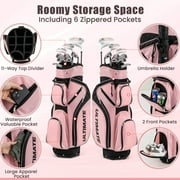 Costway Ladies Womens Complete Golf Clubs Set 10 Pieces Includes Alloy Driver