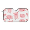 thumbnail image 7 of Fotbe Kawaii Pigs Car Windshield Sunshade | Sun Visor Protector Front Window Shade, Keeps Out UV Rays, Keeps Your Vehicle Cool-Small, 7 of 7