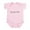 Petal Pink, variant on CafePress - Love You More Body Suit - Baby Light Bodysuit, Size Newborn - 24 Months
