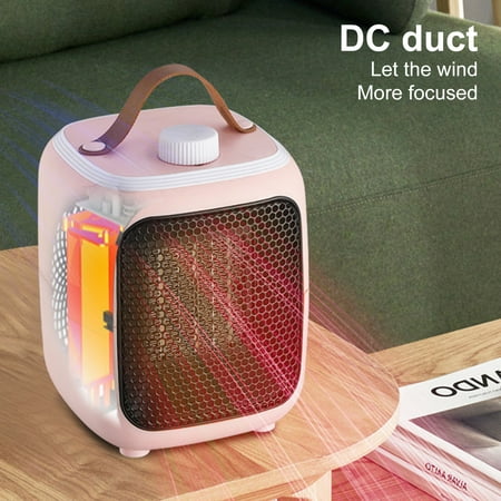 

GoFJ Electric Heater 3 Gear Adjustment Convection Duct Design ABS Ultra-silent Mini Electric Space Heater for Office