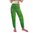 thumbnail image 6 of Byoo Girls Glitter Leopard Print Leggings Straight Leg Tights Child Slim Fit Capris, 6 of 6