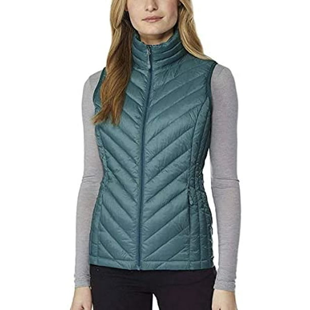 32 Degrees - 32 DEGREES Heat Womens Packable Vest (M, Cold Green) - Walmart.com - Walmart.com