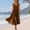 9# Brown, variant on Summer Dress for Womens Maxi 2026 Summer Casual Sleeveless Spaghetti Strap Boho Sundress Flowy Tiered Beach Vacation Long Dress Navy 2XL