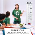 thumbnail image 2 of Fundraising Goal Thermometer Chart - 11" x 48", Reusable, Dry Erase Goal Tracker - Great for Schools, Churches, Offices & Charities, 2 of 5