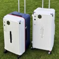 thumbnail image 2 of Portaequipajes de viaje rectangular para PC, maleta de mano ligera de gran tamaño con cinco ruedas, estuche de equipaje, bolsa de viaje con amortiguación de resorte, 2 of 4