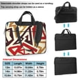 thumbnail image 6 of YFYANG 15.6 inch Universal Laptop Bag Oxford Cloth Laptop Sleeve, Multi-functional Vintage Aztec Textures Pattern Notebook Computer Messenger Bag Handbag, 6 of 8