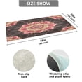 thumbnail image 6 of WOBOGO Pink Mandala Flowers Carpet 39x20in Kitchen Bathroom Livingroom Plush Absorbent Non-Slip Floor Mat, 6 of 8