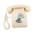 thumbnail image 3 of Lipstore Audio Guest Book Phone Decor Desk Telephone for Gathering Thanksgiving Party Beige, 3 of 8