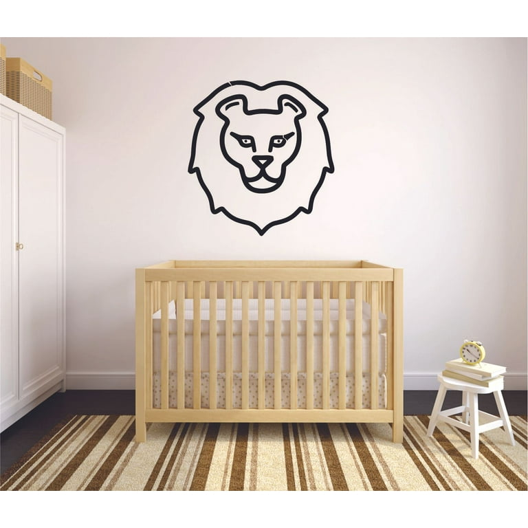 Wall Sticker Bedroom Boy Lion, Sticker Art Decor Lion King