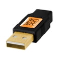 thumbnail image 2 of Tether Tools CU5406 6' ThetherPro USB 2.0 A Male to Mini-B 5 Pin Cable, Black, 2 of 2