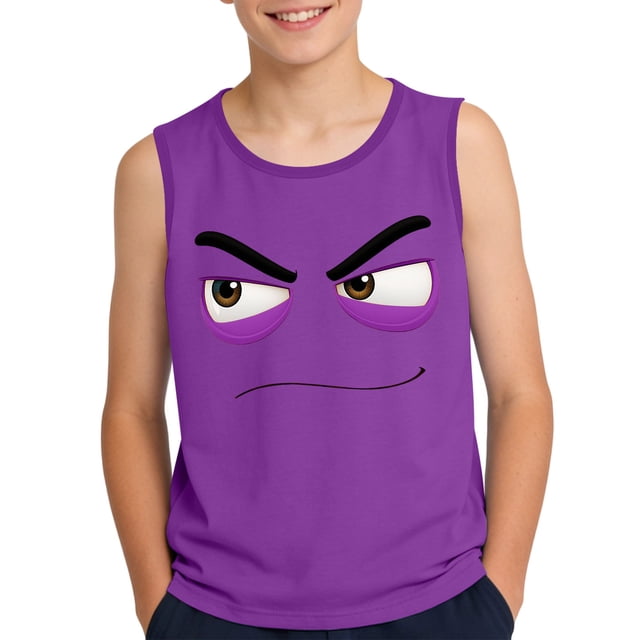 Niños Pequeños Camisola sin Mangas Gradiente Suave Impresión para 3-15 Años Niños, Moda Fondo Lindo para Ocasiones Informales, Fiestas, Fotos Y Ocasiones Especiales