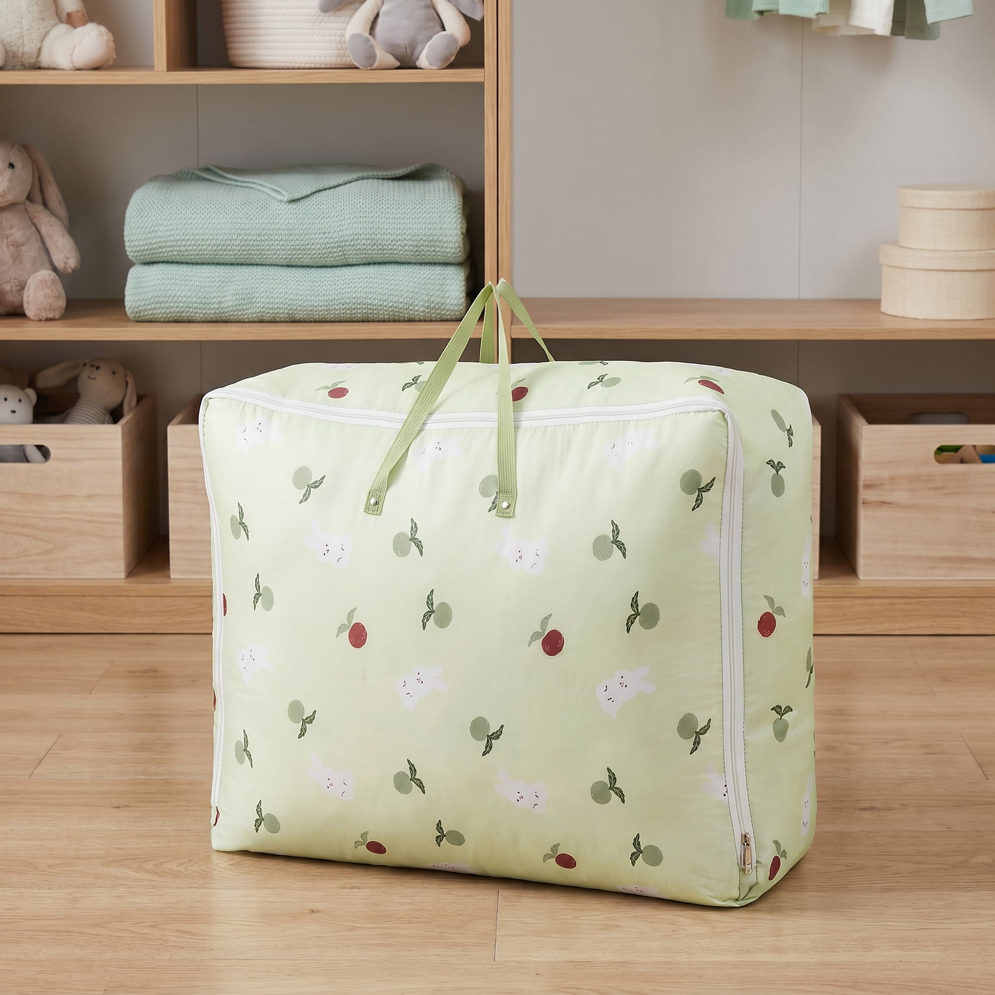Unique Bargains Extra Big Capacity Oxford Organizer Bag Green 23.6" x 10.6" x 20.5"