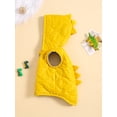 thumbnail image 3 of FEORJGP Kids Toddler Infant Girls Winter Warm Vest Coat Sleeveless Hooded Waistcoat Cartoon Dinosaur Zipper Jacket Solid Outerwear Cute Casual Daily Clothes, 3 of 9